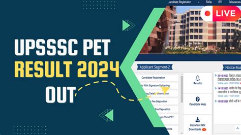UPSSSC PET Result 2024 OUT at upsssc.gov.in, Download UP Prelimin.